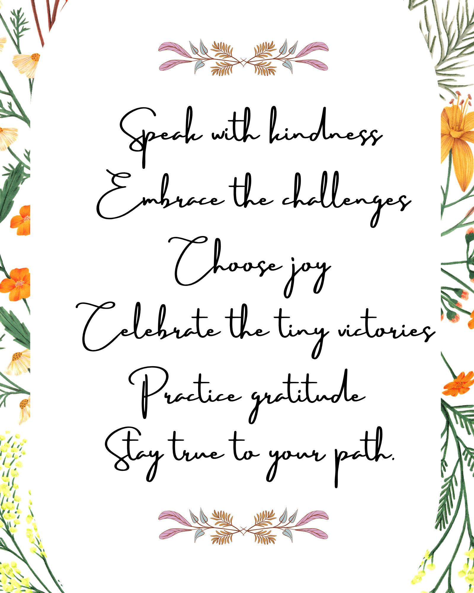 Motivational Wall Art Printable